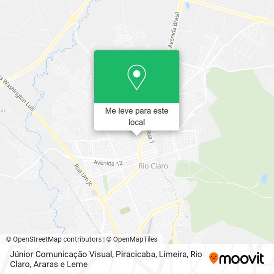 Júnior Comunicação Visual mapa