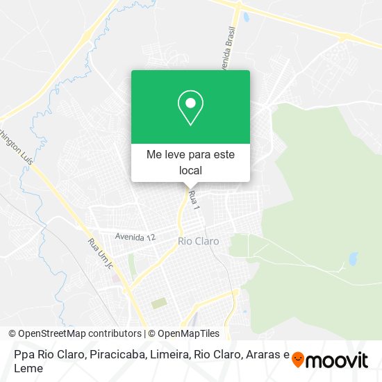 Ppa Rio Claro mapa