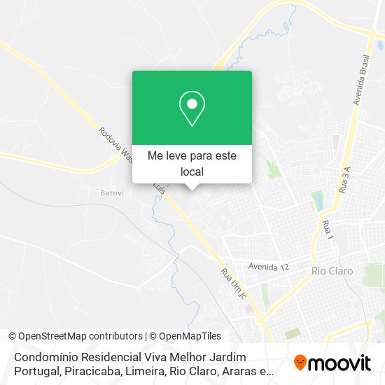 Condomínio Residencial Viva Melhor Jardim Portugal mapa