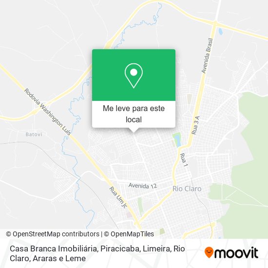 Casa Branca Imobiliária mapa