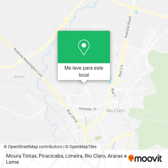 Moura Tintas mapa