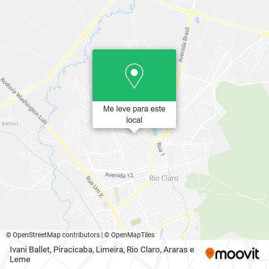 Ivani Ballet mapa