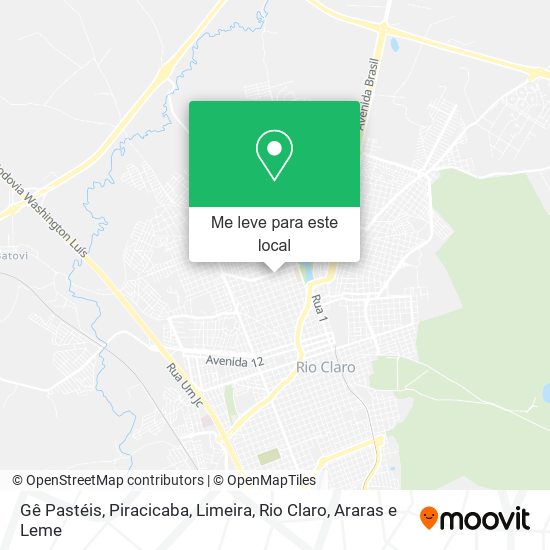 Gê Pastéis mapa