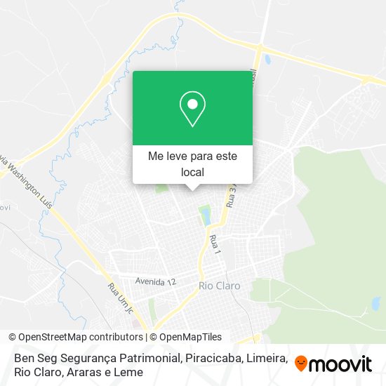 Ben Seg Segurança Patrimonial mapa