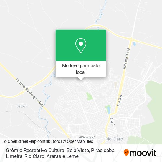 Grêmio Recreativo Cultural Bela Vista mapa