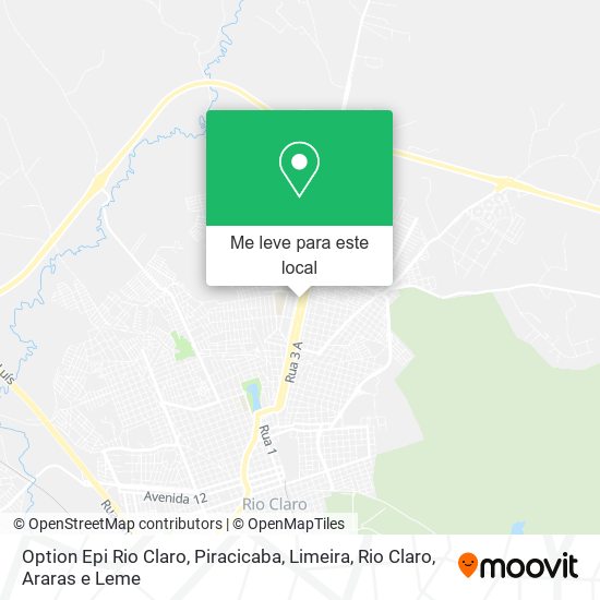 Option Epi Rio Claro mapa