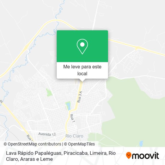 Lava Rápido Papaléguas mapa