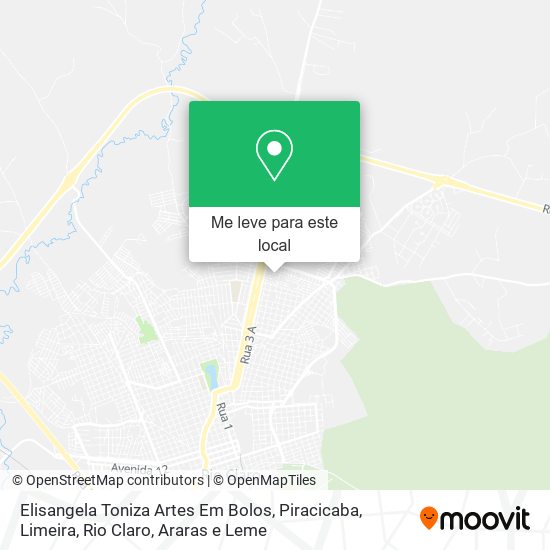 Elisangela Toniza Artes Em Bolos mapa