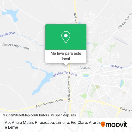 Ap. Ana e Mauri mapa