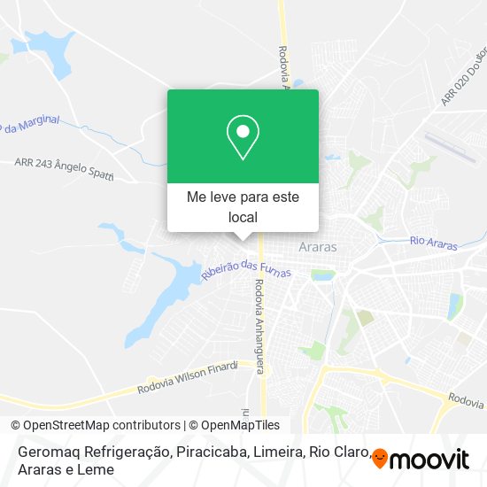 Geromaq Refrigeração mapa