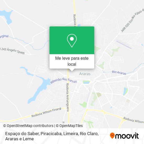 Espaço do Saber mapa