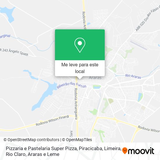 Pizzaria e Pastelaria Super Pizza mapa