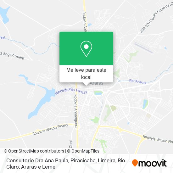 Consultorio Dra Ana Paula mapa