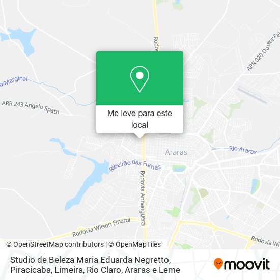 Studio de Beleza Maria Eduarda Negretto mapa