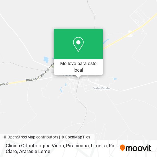 Clínica Odontológica Vieira mapa