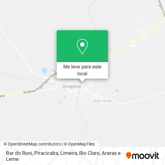 Bar do Roni mapa