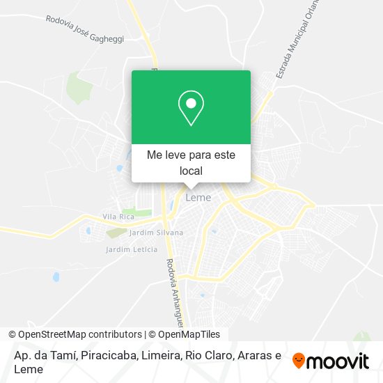 Ap. da Tamí mapa
