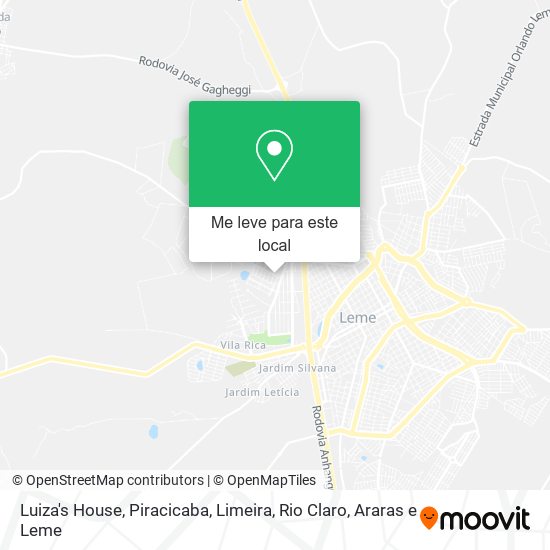 Luiza's House mapa