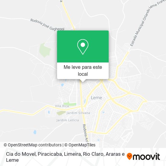 Cia do Movel mapa