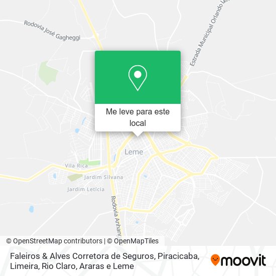 Faleiros & Alves Corretora de Seguros mapa