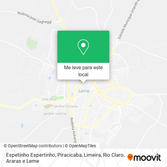 Espetinho Espertinho mapa