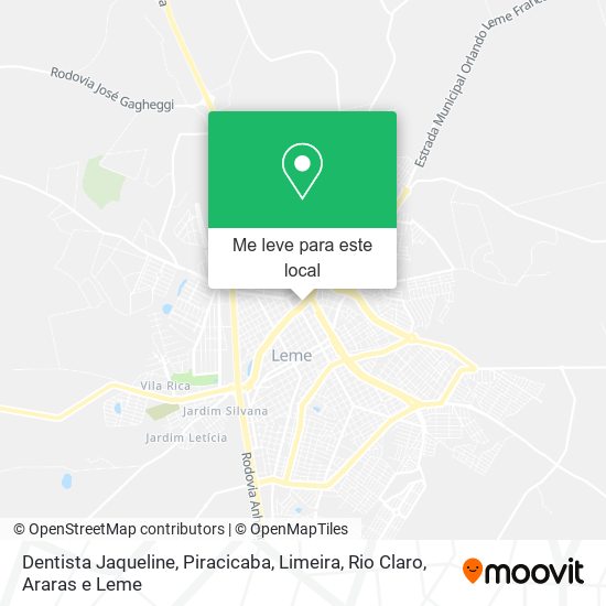 Dentista Jaqueline mapa