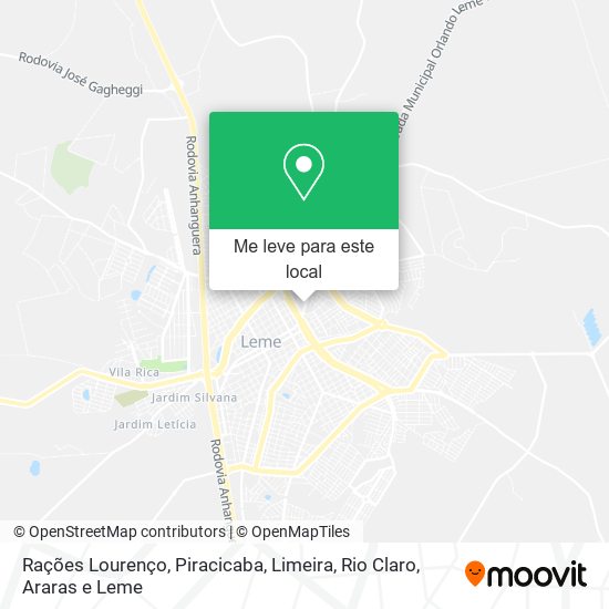 Rações Lourenço mapa