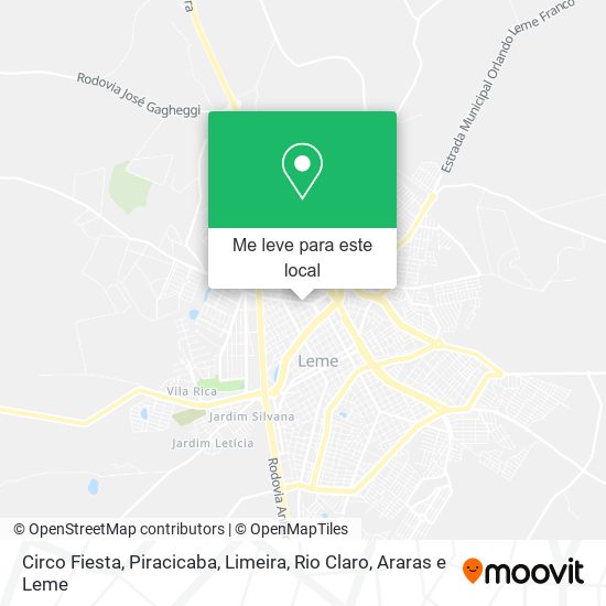 Circo Fiesta mapa