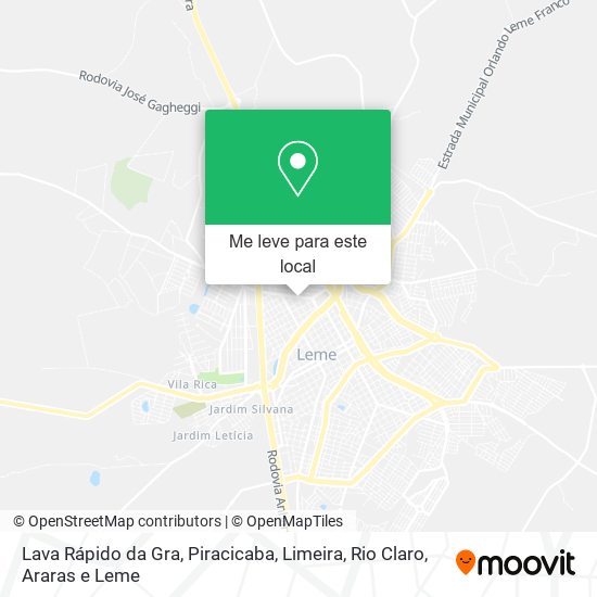 Lava Rápido da Gra mapa