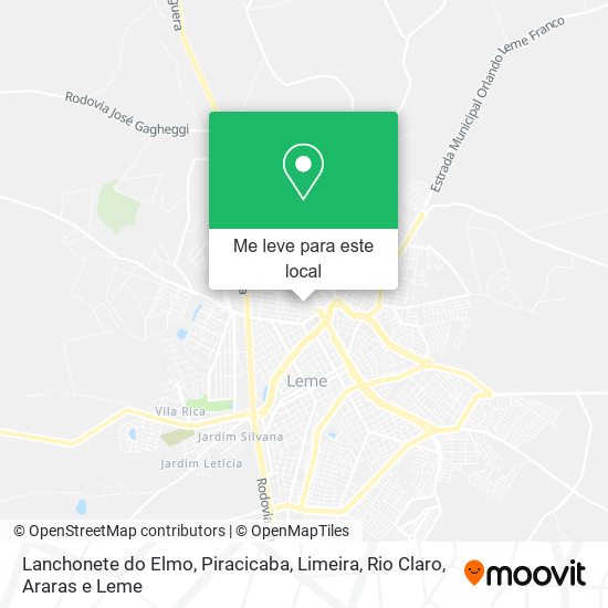 Lanchonete do Elmo mapa