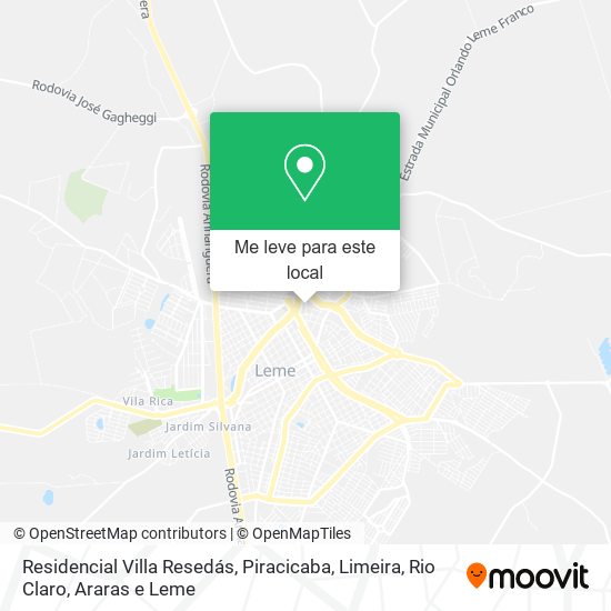 Residencial Villa Resedás mapa