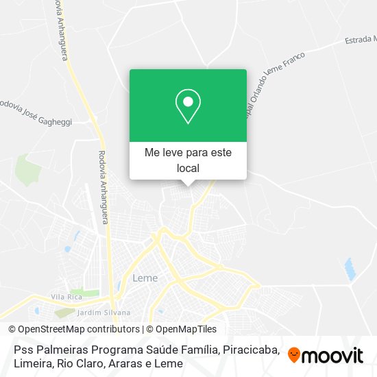 Pss Palmeiras Programa Saúde Família mapa