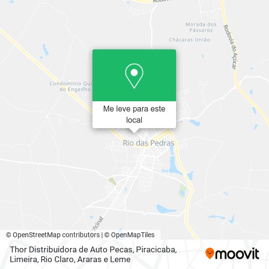 Thor Distribuidora de Auto Pecas mapa