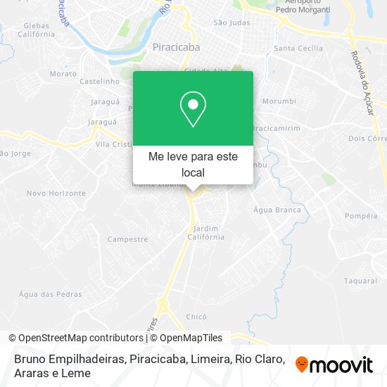 Bruno Empilhadeiras mapa