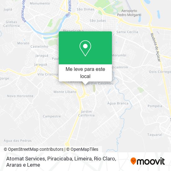 Atomat Services mapa