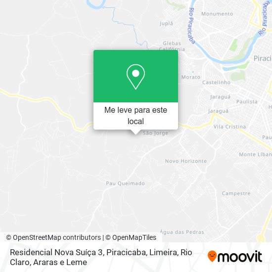 Residencial Nova Suíça 3 mapa