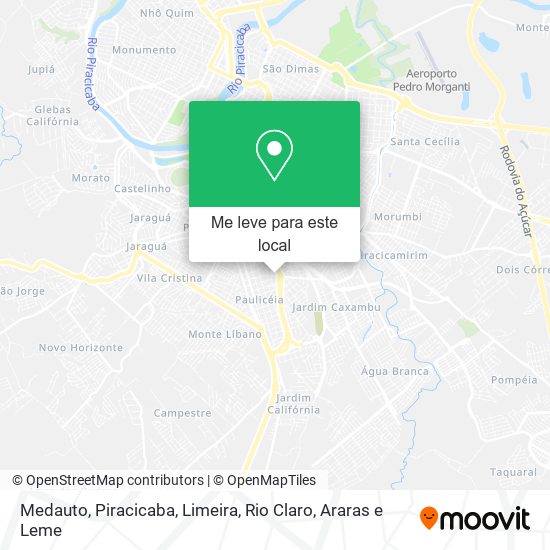 Medauto mapa