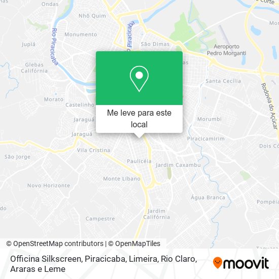 Officina Silkscreen mapa
