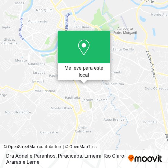 Dra Adnelle Paranhos mapa