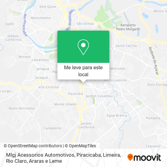 Mlgj Acessorios Automotivos mapa