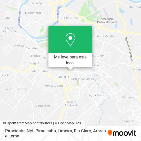 Piracicaba.Net mapa