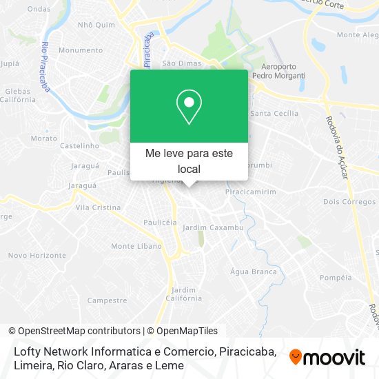 Lofty Network Informatica e Comercio mapa