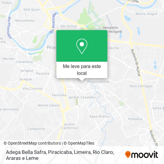 Adega Bella Safra mapa