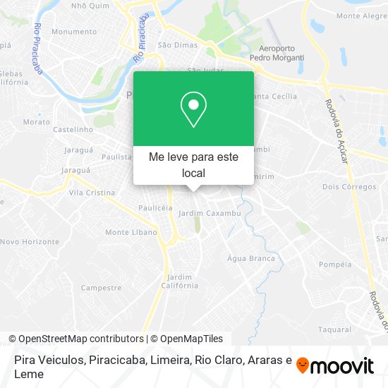 Pira Veiculos mapa