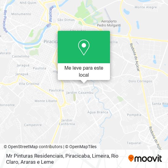 Mr Pinturas Residenciais mapa