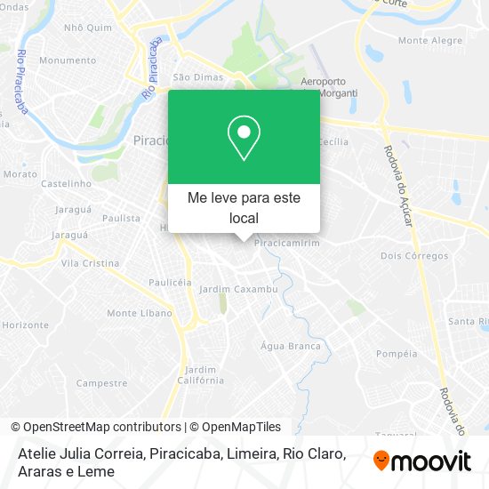Atelie Julia Correia mapa