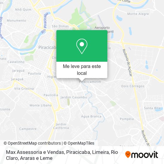 Max Assessoria e Vendas mapa