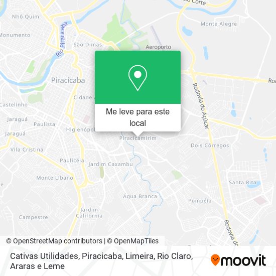 Cativas Utilidades mapa