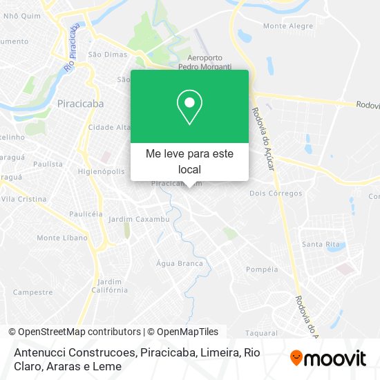 Antenucci Construcoes mapa