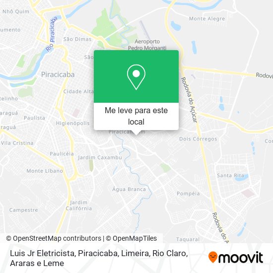 Luis Jr Eletricista mapa
